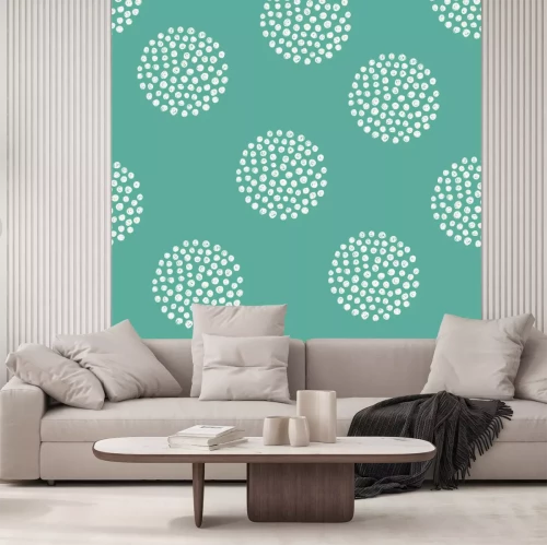 Sticker Vektor-Muster von Hand gezeichnet Punkte.