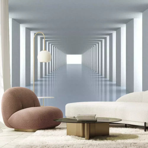 Fototapete Moderner minimalistischer Tunnel