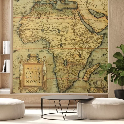 Fototapete Antike Afrikakarte