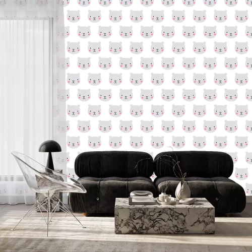 Tapete Nahtlose Bär Muster