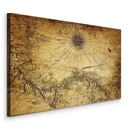 Bild Panama auf einer Retro-Karte