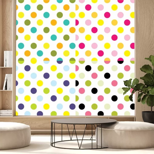 Sticker Nahtlose, Polka Dot Muster geeignet für Verpackung, Hintergrund Hintergrund. EPS 10 & HI-RES JPG Inbegriffen