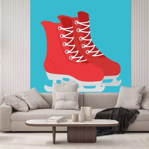 Sticker Wintersport und Modekleidung