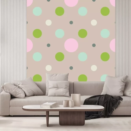 Sticker Tupfenhintergrund