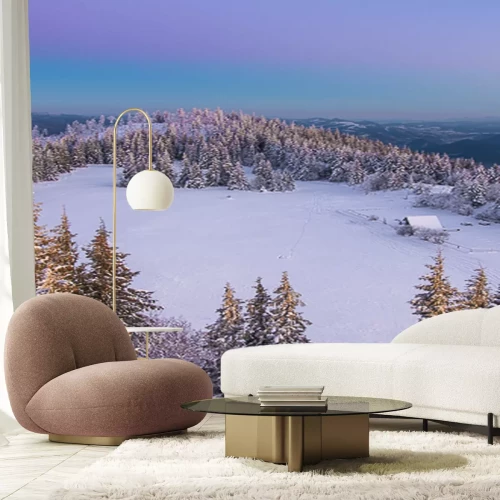 Fototapete Natur Berge und Winter