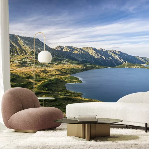 Fototapete Berge und See
