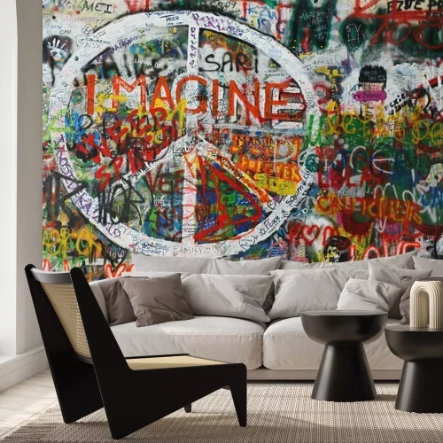 Fototapete Graffiti Street Art bunt