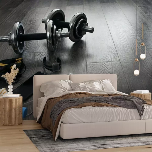 Fototapete Ausrüstung für Fitness