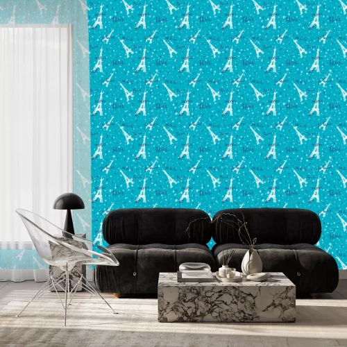 Tapete Frankreich, Paris, Oh La La! Fashion nahtlose Hintergrund.