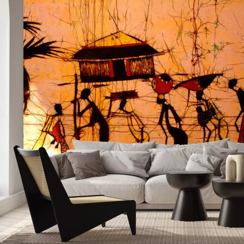 Sticker afrikanische Kunst