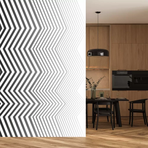 Sticker Verschwindendes geometrisches Muster