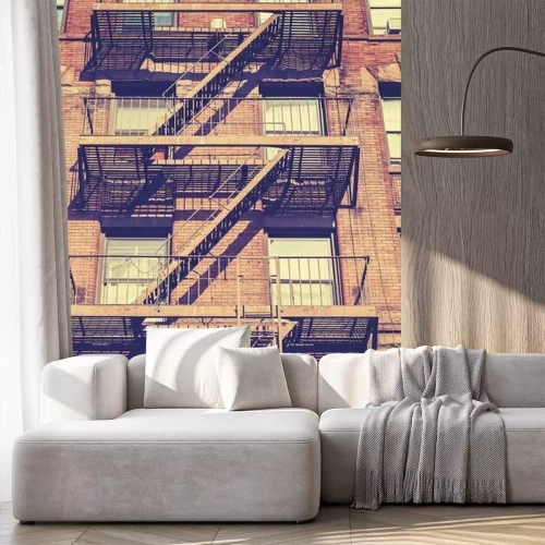 Fototapete Feuertreppe in New York