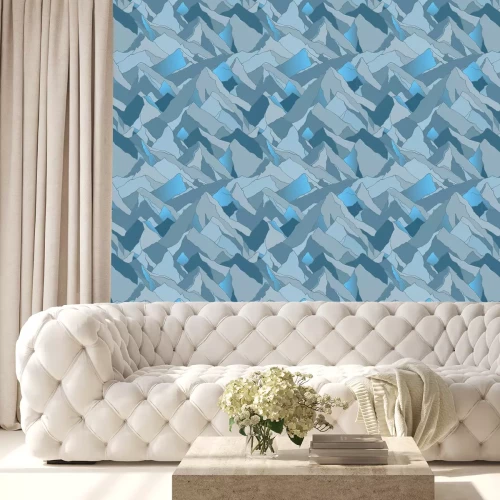 Tapete Ein Blick auf die Berggipfel