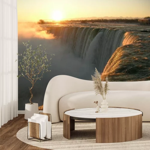 Fototapete Niagarafälle bei Sonnenuntergang
