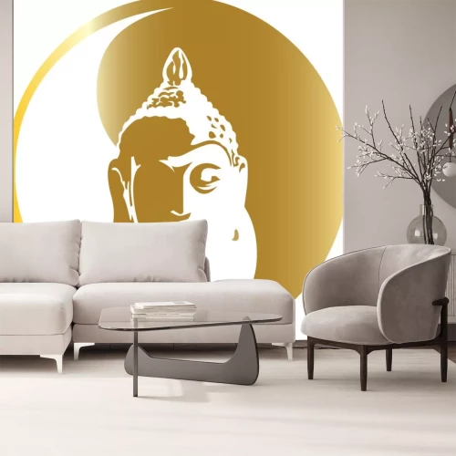 Sticker der Vektor Gold-Buddha
