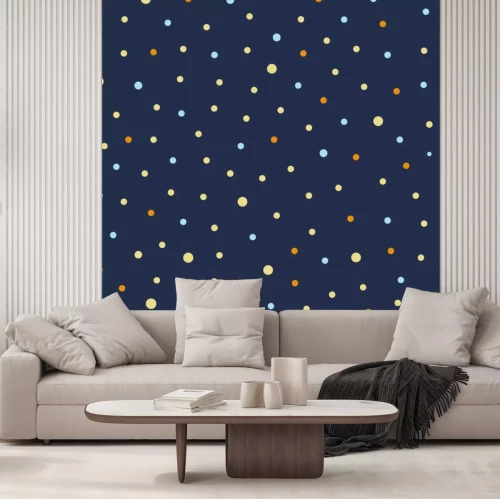 Sticker Nahtlose Tupfenmuster.