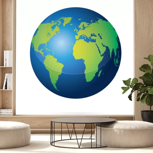 Sticker Planeten 3D Erde realistische Grafik