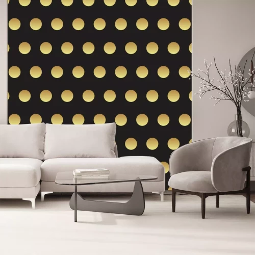 Sticker Universal Vektor schwarz und gold nahtlose Muster, Fliesen.