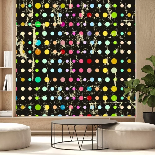 Sticker Tupfen nahtlose Muster, Vektor, fiktive Kunstwerke