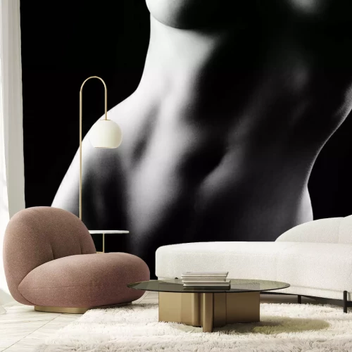 Fototapete Schlanker, flacher Bauch