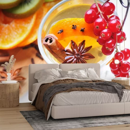 Sticker Tee mit Beeren