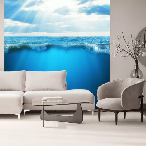 Sticker Blauer Ozean und Himmel