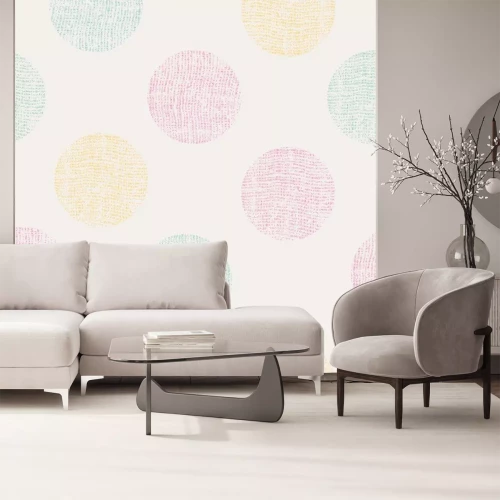 Sticker Nahtlose Punkte Muster