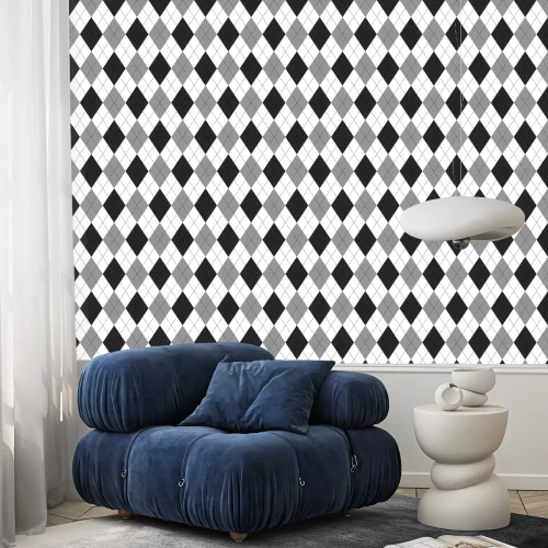 Tapete Argyle Muster