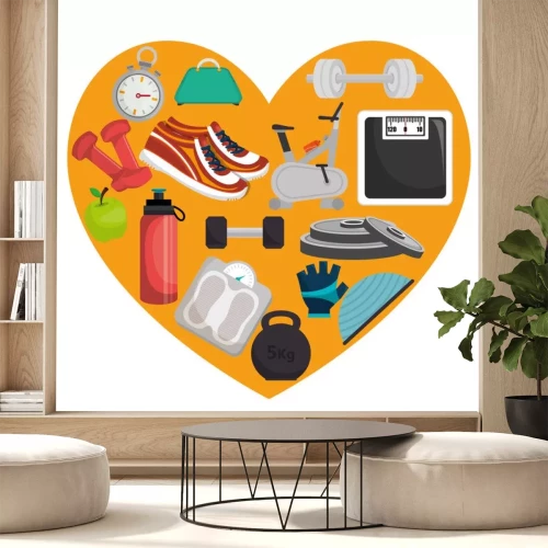 Sticker Fitness-und Fitness-Lifestyle