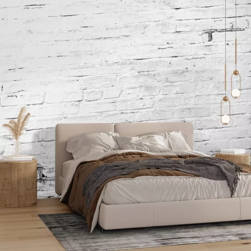 Fototapete Weiße Wandstruktur