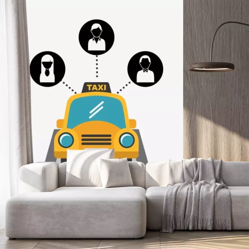 Sticker Taxi-Service-Design