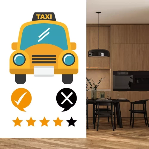 Sticker Taxi-Service-Design