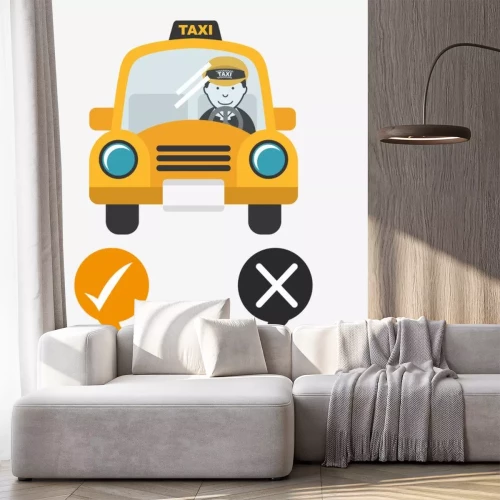 Sticker Taxi-Service-Design
