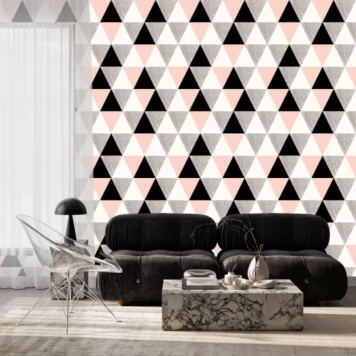 Tapete Hintergrund mit Dreiecken