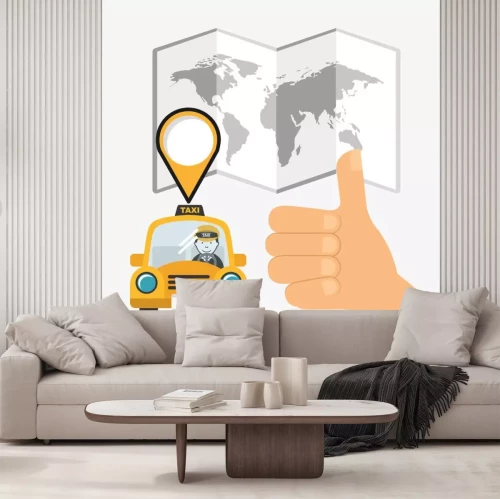 Sticker Taxi-Service-Design