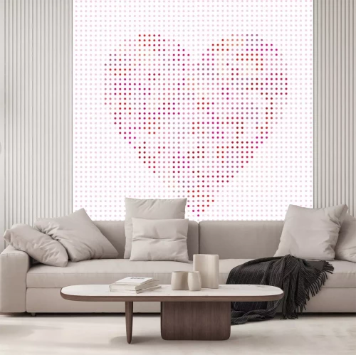 Sticker Tupfen Vektor-valentine Herzen