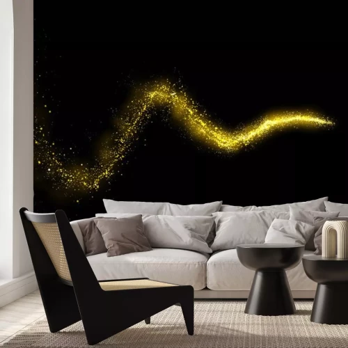 Sticker Spirale aus winzigen Sternen angeordnet Grafik