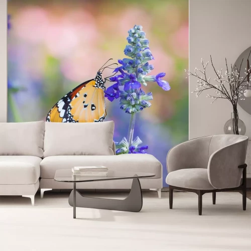 Sticker Schmetterling sammelt Nektar