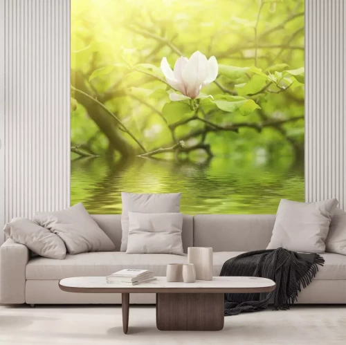 Sticker Magnolie am Wasser