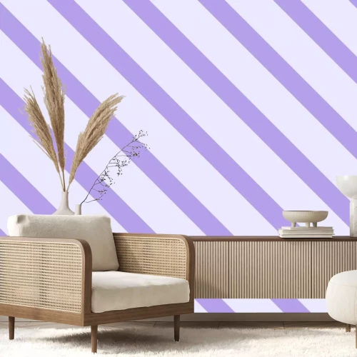 Sticker Streifenmuster grau lila