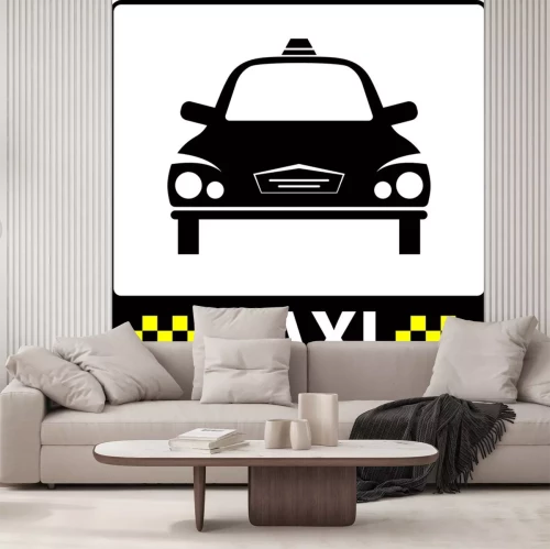 Sticker Taxi-Symbol-Symbol