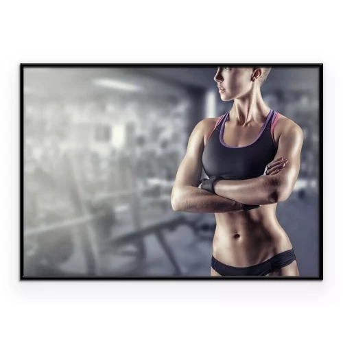 Poster Sportliches Mädchen