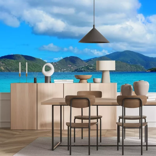 Sticker Virgin Islands Beach