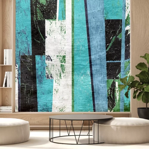 Sticker Zusammenfassung Hintergrund Design auf Holz Korn Textur