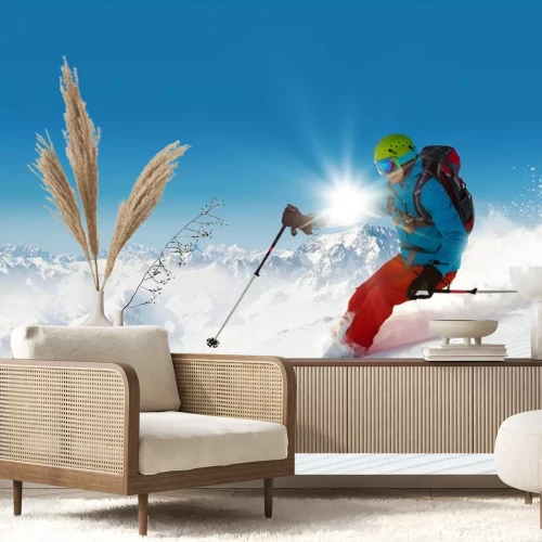 Sticker Man freerideer laufen bergab