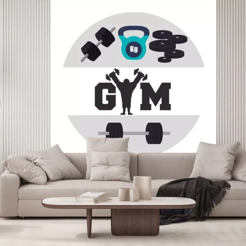 Sticker Fitness-und Fitness-Symbole Design