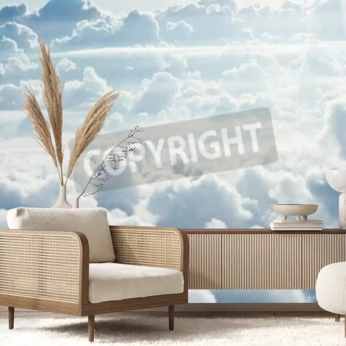 Fototapete 3D Himmel aus Vogelperspektive