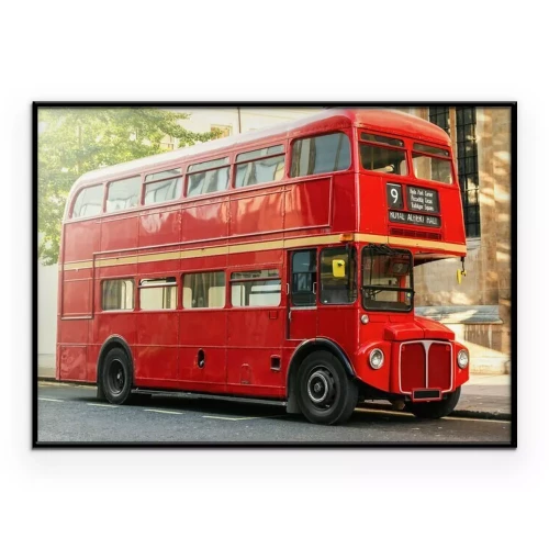 Poster Roter Londoner Bus