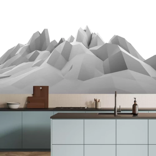 Sticker Mountain abstrakten Konzept gerendert