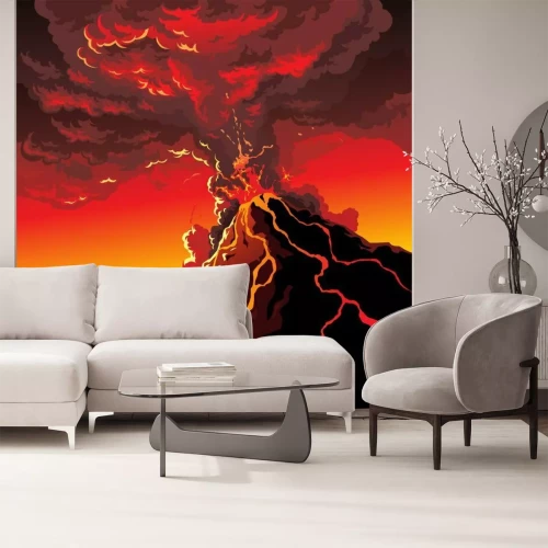 Sticker Vulkanausbruch